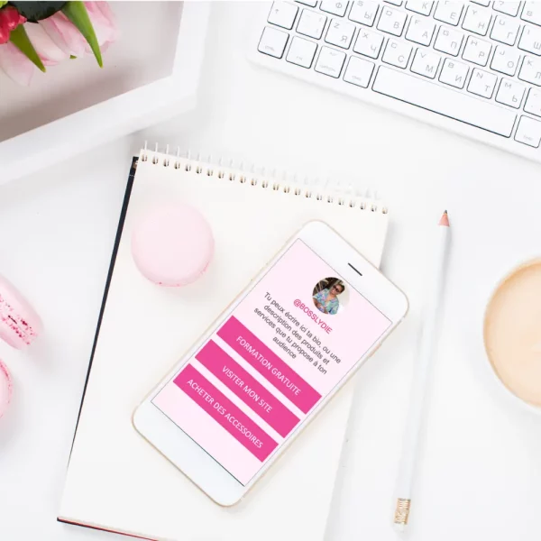 Vignette Kit Marketing Pinky template wordpress pour femme entrepreneurs du web, coaches, formatrice en ligne