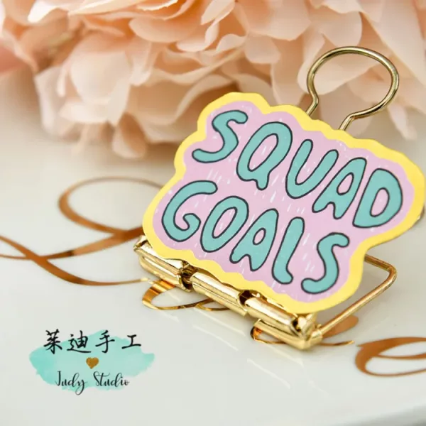 Image Die Cut Pink Alpaga