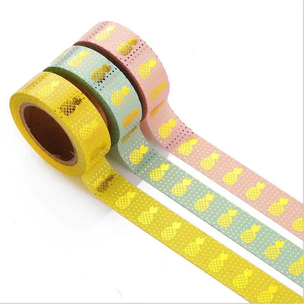 Washi Tape Ananas Gold Foil – Image 2