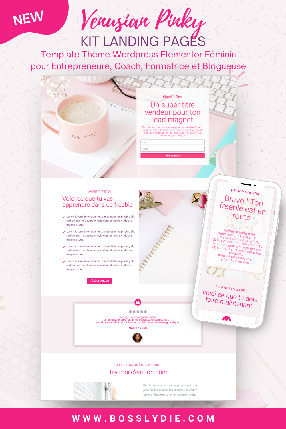 Vignette Pinterest Venusian Pinky Kit Landing Pages