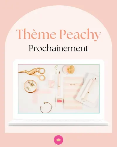 Vignettes pour Collections Templates Thème Peachy